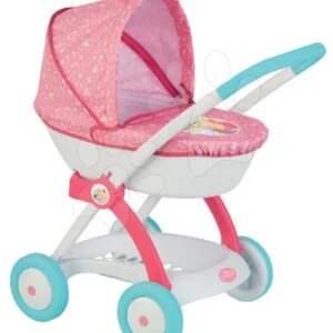 Smoby hluboký kočárek Pastel Princezny Disney pro 42 cm panenku růžový 254102