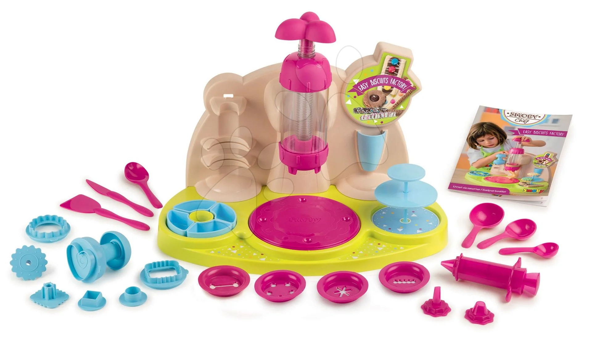 Smoby hravá kuchařka pro děti Chef Smoby Pečeme koláče s recepty a formami na výrobu 312109 - Obrázek 2