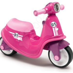 Smoby odrážedlo motorka s reflektorem Scooter Pink růžové 721001