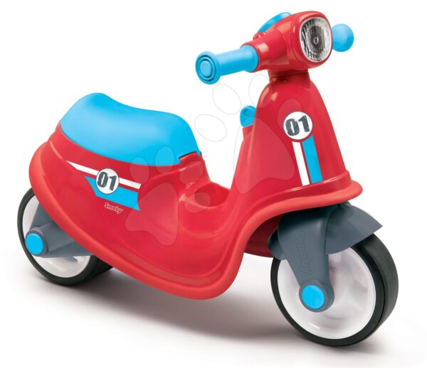 Smoby odrážedlo motorka s reflektorem Scooter Red červené 721003