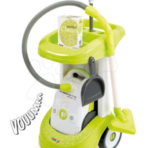 Smoby úklidový vozík pro děti Rowenta 24406 zelený