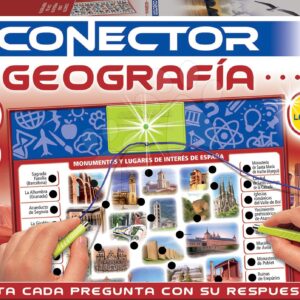 Společenská hra Conector zeměpis Geografia Educa španělsky 352 otázek od 7–12 let
