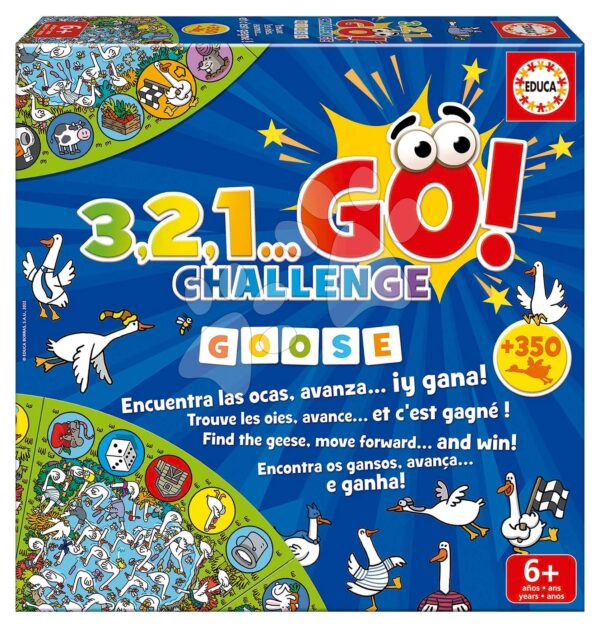 1... Go! Challenge Goose Educa od 6 let anglicky španělsky