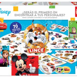 Společenská hra Le Lynx Disney 70 obrázků ve francouzštině Educa od 4 let