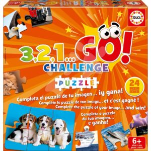 1... Go! Challenge Educa 24 obrázků 144 dílů anglicky španělsky francouzsky od 6 let
