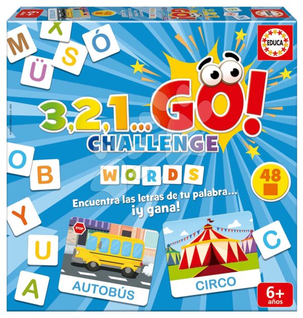 1... Go! Challenge Words Educa 48 slov 150 písmen španělsky od 6 let