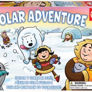 Společenská hra pro děti Polar Adventure Educa v angličtině Chyť rybu a utíkej do iglú! od 4 let