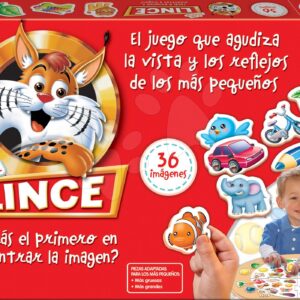 Společenská hra pro nejmenší Lince Mi Primer Educa 36 obrázků ve španělštině od 24 měsíců