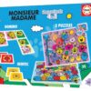 Superpack 4v1 Monsieur Madame Educa domino pexeso a 2 puzzle s 25 dílky - Image 2
