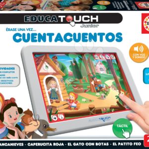 Tablet elektronický Cuenta Cuentos Educa se 4 pohádkami a aktivitami ve španělštině od 2 let