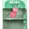 Talíř pro miminka Silicone Suction Plate Beaba Sage Green ze silikonu rozdělen zelený od 4 měsíců - Image 2