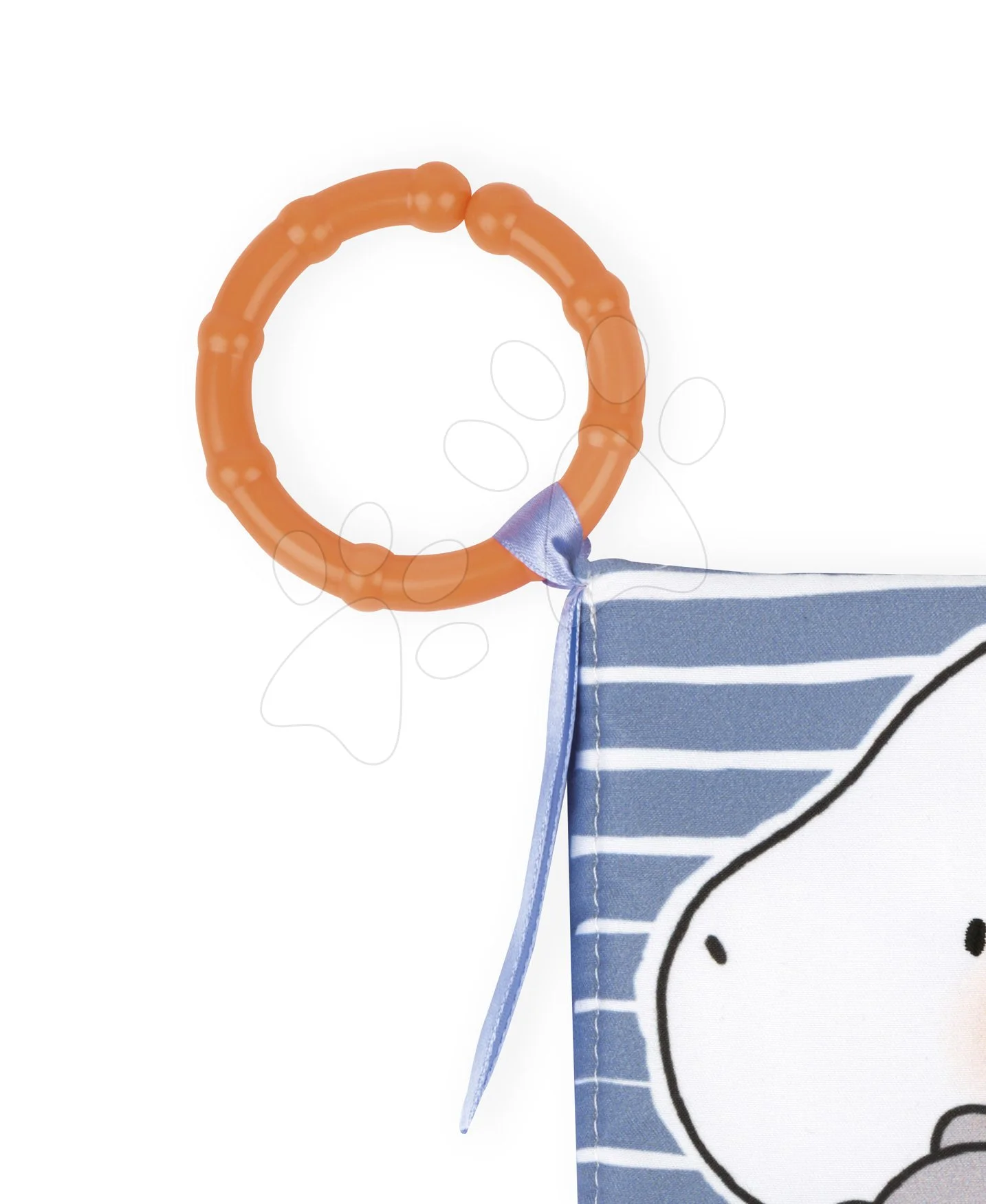 Textilní knížka dinosaurus The Tired Dinosaur Activity Book Kaloo s kroužkem pro nejmenší od 0 měsíců - Obrázek 3