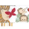 Textilní knížka lev The Curious Lion Activity Book Kaloo s kroužkem pro nejmenší od 0 měsíců - Image 3