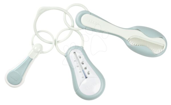 Toaletní sada pro miminko Personal care Beaba Baby Green Blue hřeben/kartáč