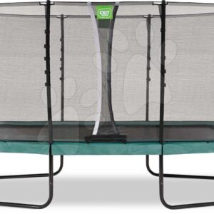 Trampolína s ochrannou sítí Allure Classic Exit Toys zelená 244*427 cm