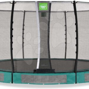 Trampolína s ochrannou sítí Allure Classic ground Exit Toys přízemní průměr 427 cm zelená