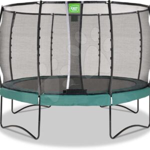 Trampolína s ochrannou sítí Allure Premium Exit Toys průměr 366 cm zelená