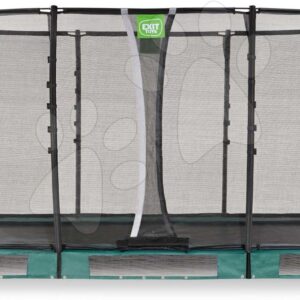 Trampolína s ochrannou sítí Allure Premium ground Exit Toys přízemní 244*427 cm zelená
