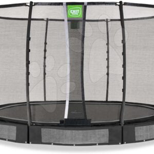 Trampolína s ochrannou sítí Allure Premium ground Exit Toys přízemní průměr 366 cm černá