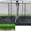 Trampolína s ochrannou sítí Dynamic Groundlevel Exit Toys do země 275*458 cm černá - Image 2
