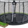 Trampolína s ochrannou sítí Dynamic Groundlevel Exit Toys do země kulatá 427 cm průměr černá - Image 2