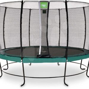 Trampolína s ochrannou sítí Lotus Classic Exit Toys průměr 366 cm zelená