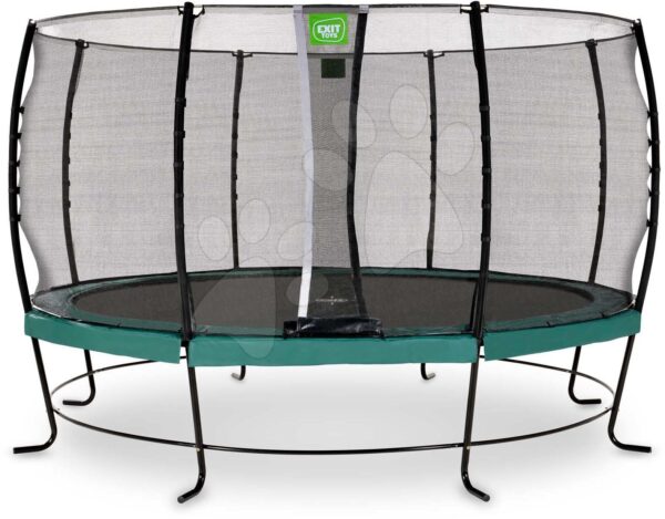 Trampolína s ochrannou sítí Lotus Classic Exit Toys průměr 427 cm zelená