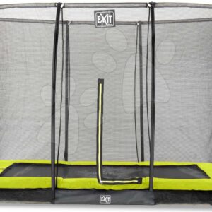 Trampolína s ochrannou sítí Silhouette Ground Exit Toys přízemní 214*305 cm zelená
