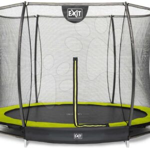 Trampolína s ochrannou sítí Silhouette Ground Exit Toys přízemní průměr 244 cm zelená