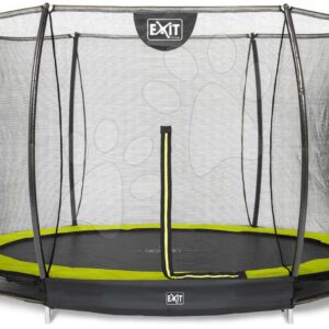 Trampolína s ochrannou sítí Silhouette Ground Exit Toys přízemní průměr 305 cm zelená
