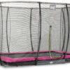 Trampolína s ochrannou sítí Silhouette Ground Pink Exit Toys přízemní 244*366 cm růžová - Image 2