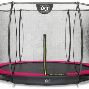 Trampolína s ochrannou sítí Silhouette Ground Pink Exit Toys přízemní průměr 305 cm růžová