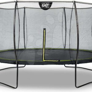 Trampolína s ochrannou sítí Silhouette trampoline Black Exit Toys kulatá černá od 3 let ET12931400