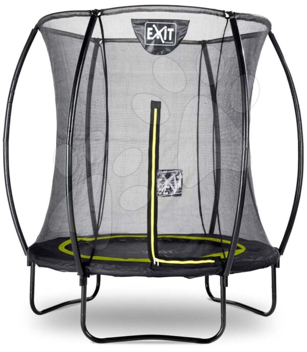 Trampolína s ochrannou sítí Silhouette trampoline Exit Toys kulatá průměr 183 cm černá