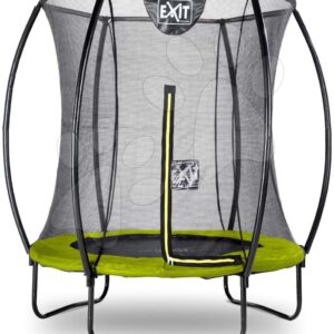 Trampolína s ochrannou sítí Silhouette trampoline Exit Toys kulatá průměr 183 cm zelená