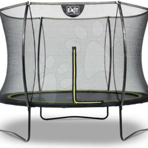 Trampolína s ochrannou sítí Silhouette trampoline Exit Toys kulatá průměr 244 cm černá