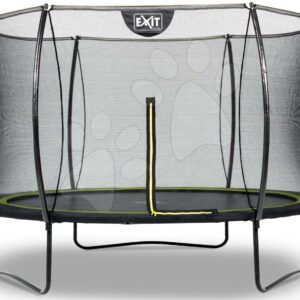 Trampolína s ochrannou sítí Silhouette trampoline Exit Toys kulatá průměr 305 cm černá