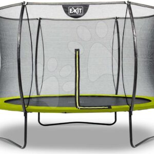 Trampolína s ochrannou sítí Silhouette trampoline Exit Toys kulatá průměr 305 cm zelená