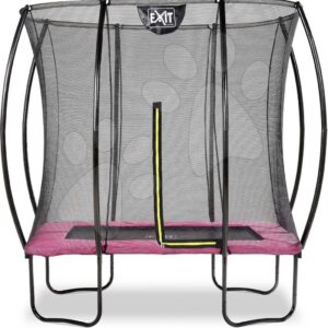 Trampolína s ochrannou sítí Silhouette trampoline Pink Exit Toys 153*214 cm růžová