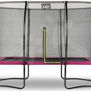 Trampolína s ochrannou sítí Silhouette trampoline Pink Exit Toys 244*366 cm růžová