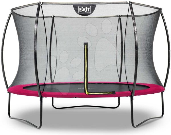 Trampolína s ochrannou sítí Silhouette trampoline Pink Exit Toys kulatá průměr 305 cm růžová