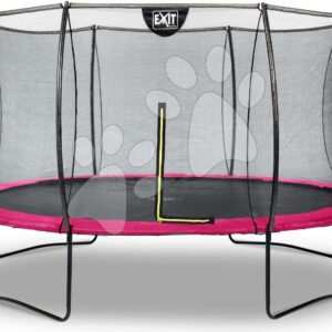 Trampolína s ochrannou sítí Silhouette trampoline Pink Exit Toys kulatá průměr 366 cm růžová