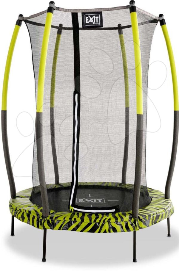 Trampolína s ochrannou sítí Tiggy Junior trampoline Exit Toys průměr 140cm zelená
