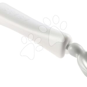 Tréninková lžička pro děti 360° Training Spoon Beaba Light Mist 16 cm šedá od 8 měsíců