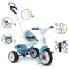 Tříkolka s volnoběhem Be Move Tricycle Blue Smoby s vodicí tyčí a EVA koly modrá od 15 měsíců - Image 2
