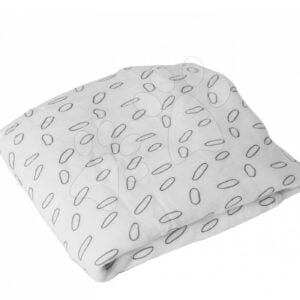 toTs-smarTrike dětská deka Bamboo listy 440121 bílo-černá