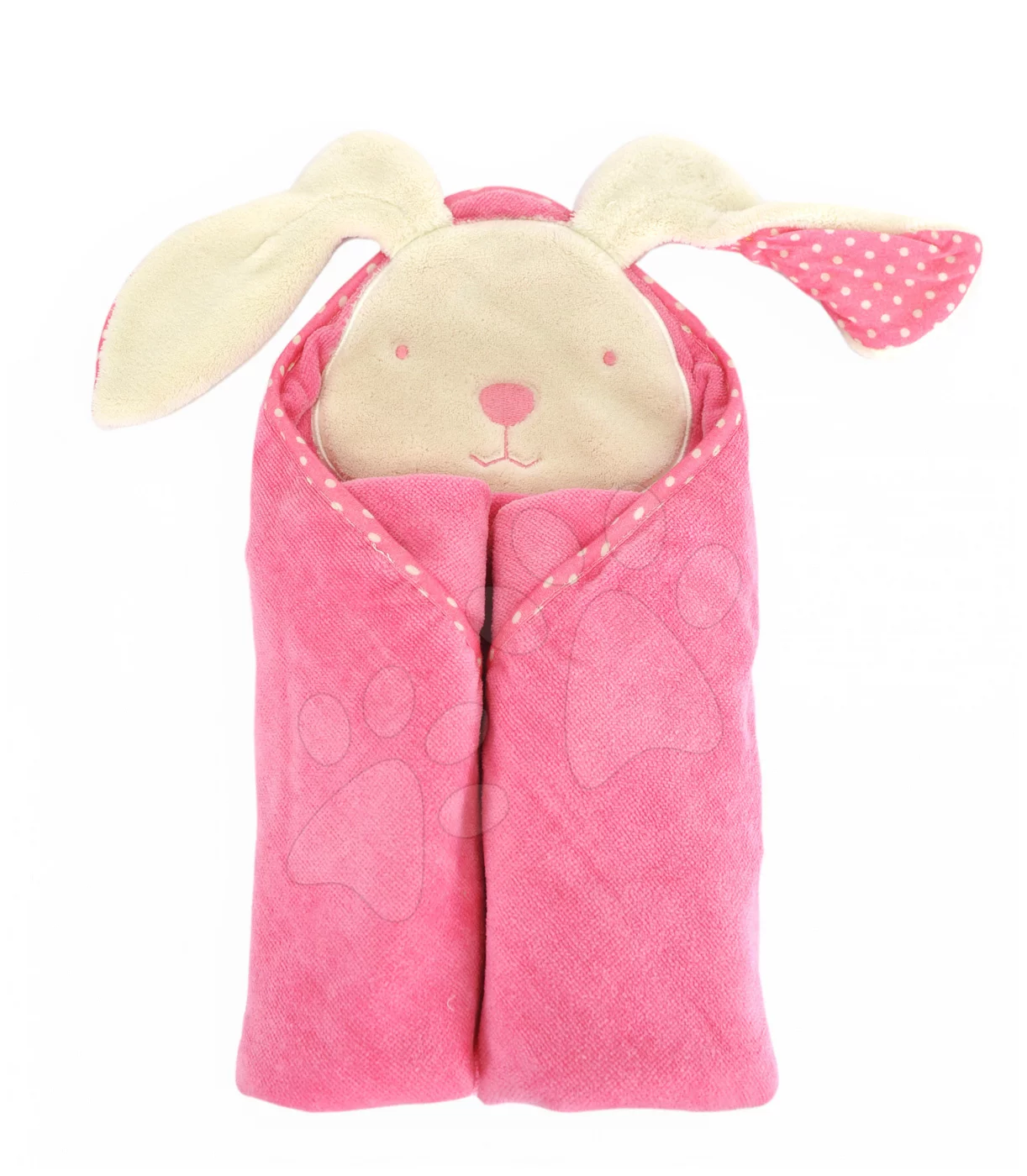 toTs-smarTrike dětská osuška s kapucí zajíček 180102 růžová