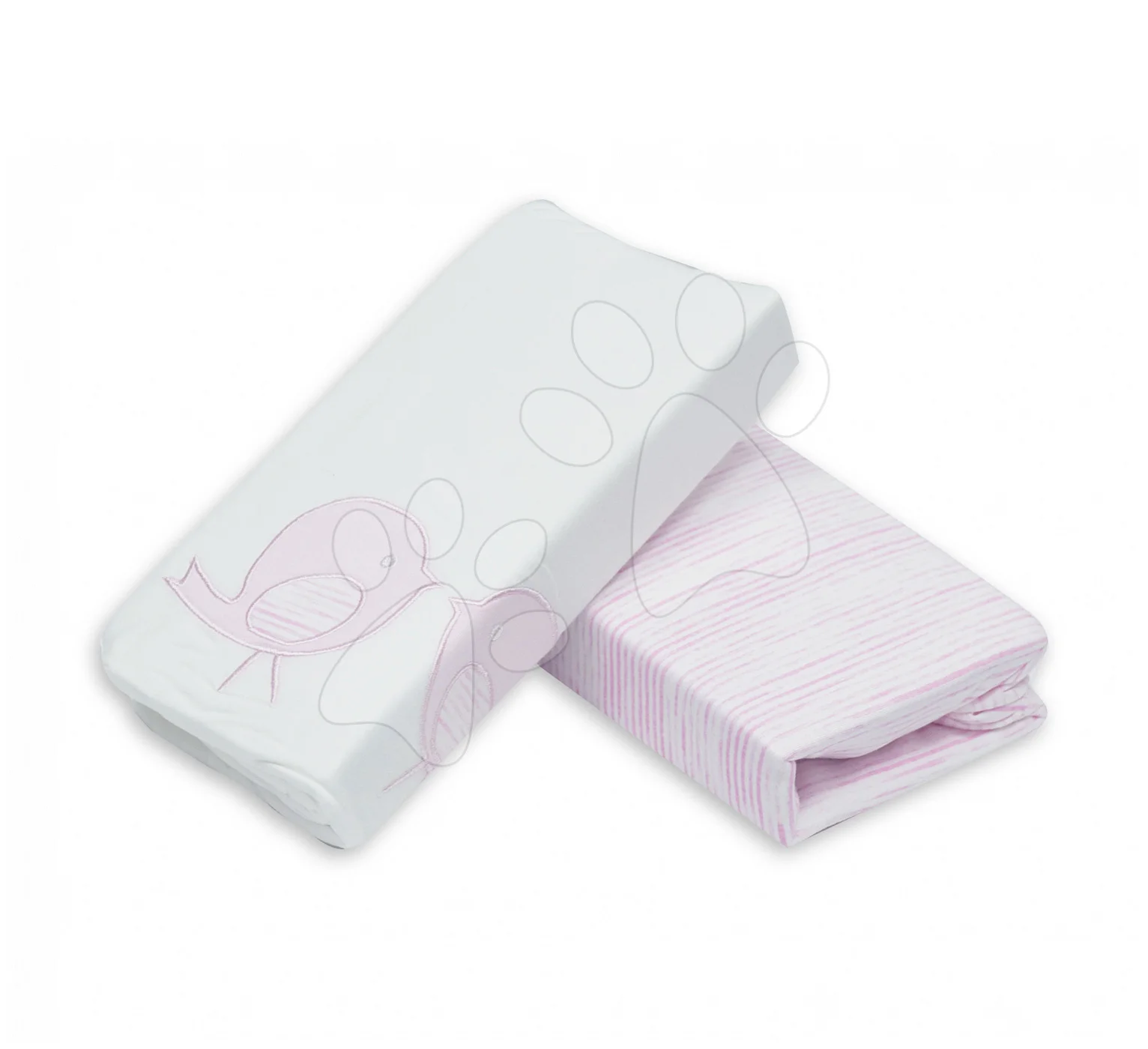 toTs-smarTrike napínací prostěradlo do postýlky Classic 140502 růžové