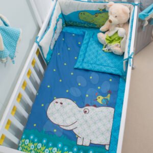 toTs-smarTrike třídílná sada do postýlky hroch Joy 240112 modrá