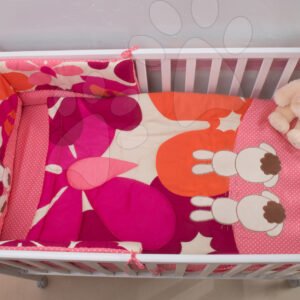 toTs-smarTrike třídílná sada do postýlky zajačik Joy 240104 růžová